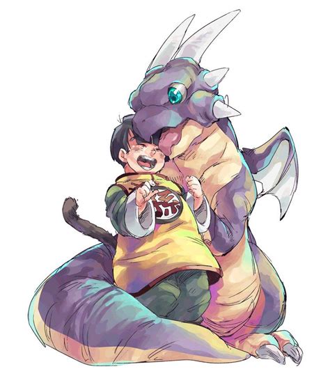 haiya dragon and gohan on deviantart dragon ball z anime