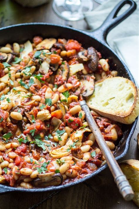 minute tuscan white bean skillet recipe meals healthy recipes
