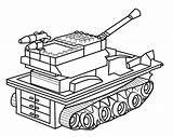 Tanque Tanques Lego Abrams Sturmtiger Combate Colorironline sketch template