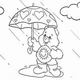 Raindrop Bears sketch template
