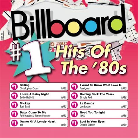 billboard 1 hits of the 80 s various artists audio cd