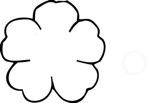 large poppy template clipart