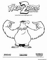 Coloring Sony Rovio Eagle Mighty Pages Printable sketch template
