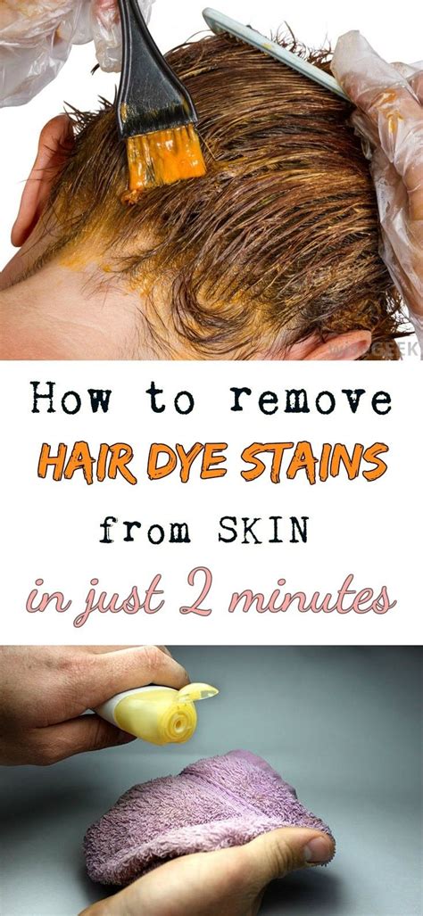 How To Remove Hair Dye Stains From Skin In Just 2 Minutes Hair Dye