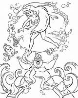 Coloring Mermaid Pages Advanced Little Getdrawings sketch template