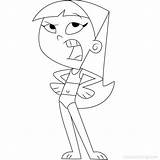 Fairly Oddparents Timmy Trixie Tang Xcolorings Chester sketch template