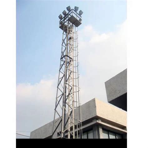 high range mild steel mast tower structure   price  vadodara id