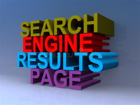 search engine results page stock illustration illustration  isolated