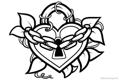 heart pages graffiti coloring pages