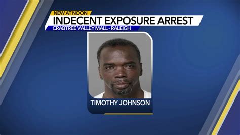 raleigh man charged with indecent exposure from incident at crabtree valley mall