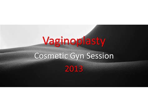 Vaginoplasty 2013 On Vimeo
