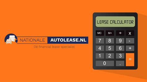financial lease calculator nationale autolease