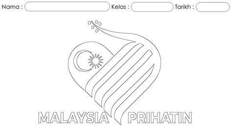 Mewarna Logo Hari Kebangsaan