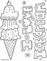 Summertime Coloring Pages Ice Cream Printable Para Dibujos Colorear Printables Disney Doodles Helado Mandalas Classroomdoodles Faciles Un Seleccionar Tablero sketch template