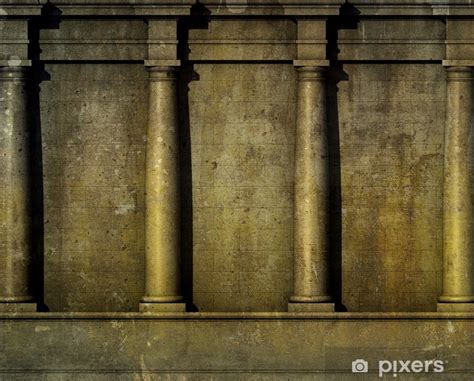 fotobehang  antieke klassieke architectuur griekse romeinse muur maken pixersnl