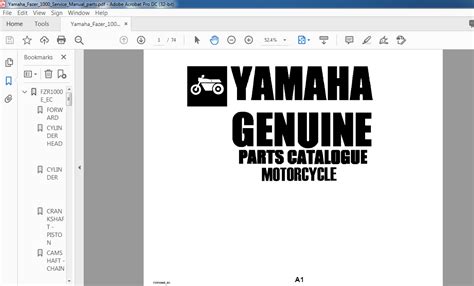 yamaha genuine parts catalogue manual   heydownloads manual downloads