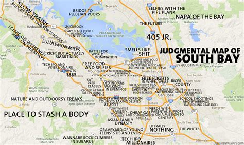 judgmental maps south san francisco bay ca by justinmix copr