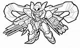 Gundam Sd Lineart Version Frame Astray Gold sketch template