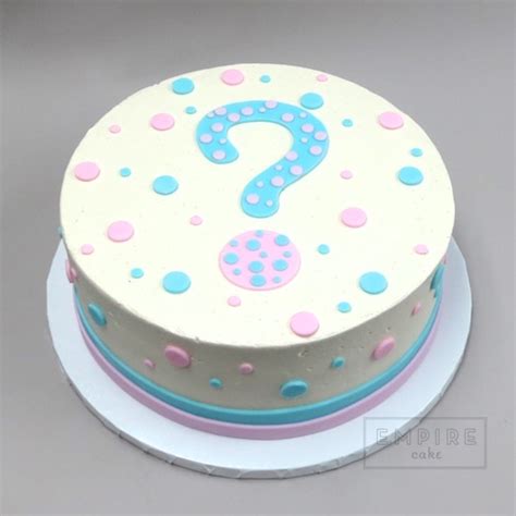 Question Mark Gender Reveal Empire Cake