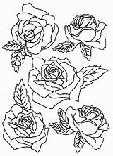 Colorat Trandafiri Printable Flori Rose Repujado Plusieurs Blumen Planse P22 Fiore Handcraftguide Laminas Grown Bordado Desene Primiiani Natureza Colouring Metales sketch template
