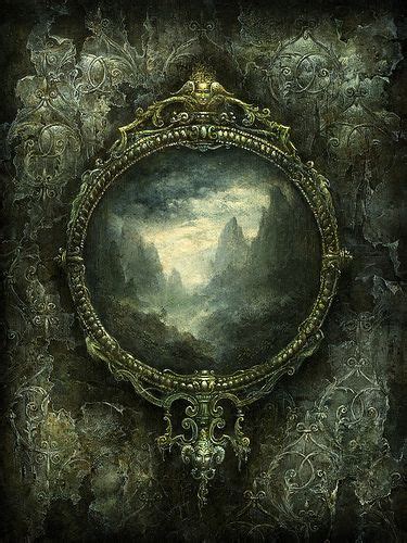 magic mirror fantasy art dark art