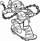 Ninja Turtle Skateboarding Coloring Pages Printable Turtles Categories A4 sketch template