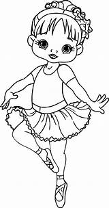 Ballerina Menina Bailarina Riscos Wecoloringpage sketch template