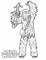 Chewbacca Wars Colorear Wookie Chewie Force Skywalker Hellokids Han Anakin Desenho Colouring Zangado Colorironline épisode Colors Réveil Coloriages Danieguto sketch template