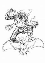 Goblin Spiderman Bouffon Kolorowanki Coloriages Thanos Wydruku Printmania Coloringhome Dessinée Bande sketch template