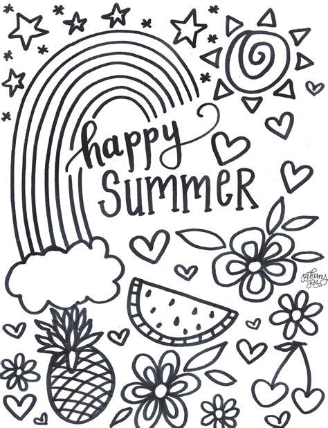 pinterest   summer coloring pages summer coloring sheets