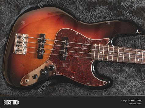 jazz bass guitar image photo  trial bigstock
