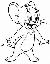 Coloring Jerry Tom Pages Clipart Mouse Book Library Printable sketch template