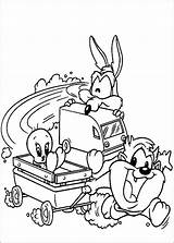 Looney Tunes Coloring Pages Baby Printable Kids sketch template