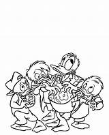 Duck Donald Coloring Louie Dewey Huey Pages Disney Colorare Da Nephews Disegni Qua Qui Quo Drawing His Daisy Mickey Coloringpages1001 sketch template
