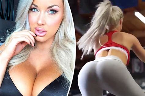 butt workout laci kay somers shows off exercises in sexy