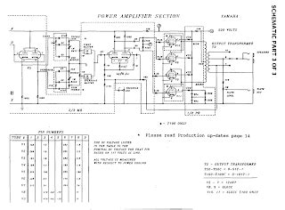 yamaha  schematic electrocircuit schema datasheet