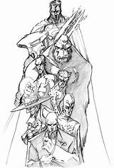 Doom Legion Adamwithers sketch template