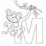 Alphabet Animal Coloring Pages Letter Printable Getcolorings Color Print sketch template