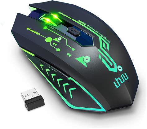 uhuru kabellose gaming maus wireless gamer mouse mit  dpi