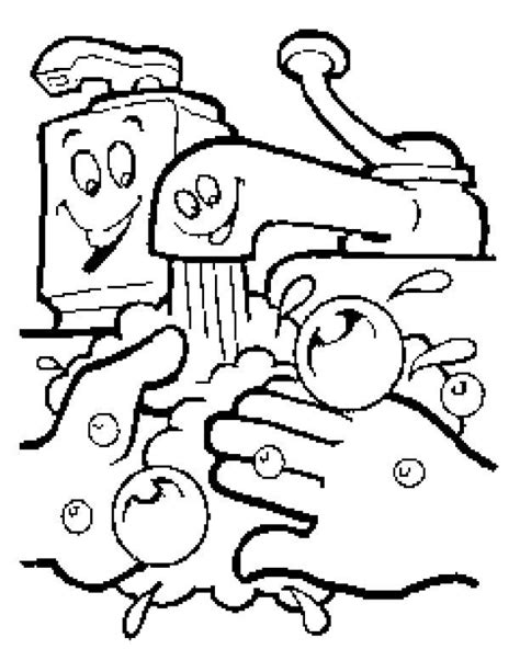 hand washing coloring pages preschool coloring pages  coloring