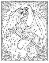 Magical Coloring Pages Creatures Artstation Getcolorings sketch template