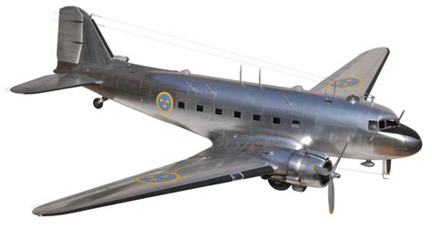 dc 3 modellen till flygvapenmuseum