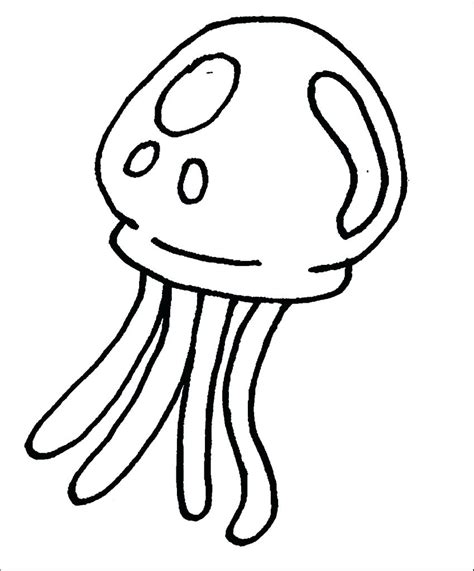 jellyfish drawing color  getdrawings