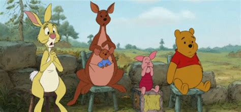 winnie the pooh rabbit find and share on giphy