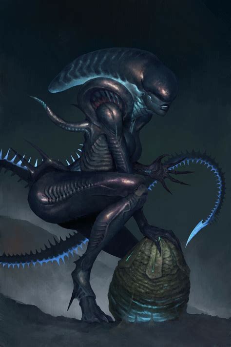 Artstation Xenomorphs Oleg Bulakh Alien Art Predator Alien Art