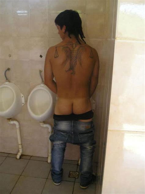 straight lads pissing at urinals with pants down my own private locker room