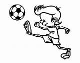 Chutando Jugador Jogador Colorear Calciare Kicking Desenho Dibuixos Dibuix Giocatore Futebol Esports Stampare sketch template
