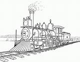Vapeur Locomotive Colouring Trains Pyrography Pacific Union Hd Polar Coal sketch template