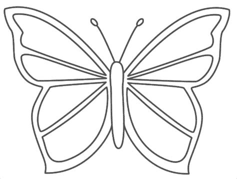 butterfly wings coloring pages  getdrawings