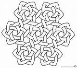 Celtic Coloring Pages Knot Printable Circle Peter Kids Color Adults sketch template
